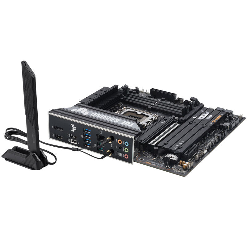 ASUS TUF Gaming B860M-Plus WiFi hovedkort med RGB-belysning
