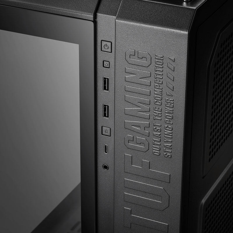 Montert ASUS TUF Gaming GT502 Plus kabinett midtårn ATX RGB svart med hardware