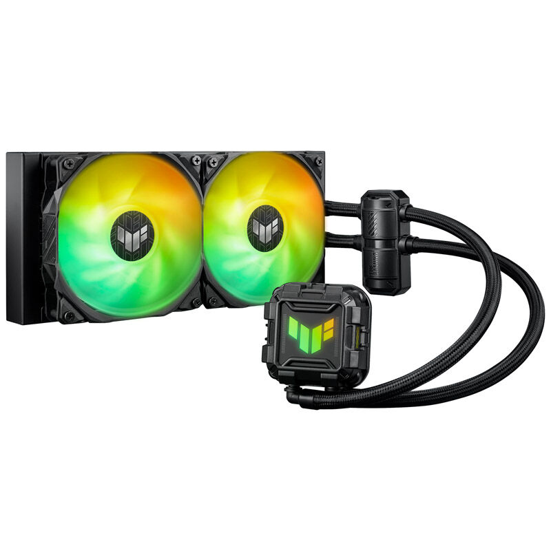 ASUS TUF Gaming LC II 240 ARGB AIO vannkjøling svart bakside