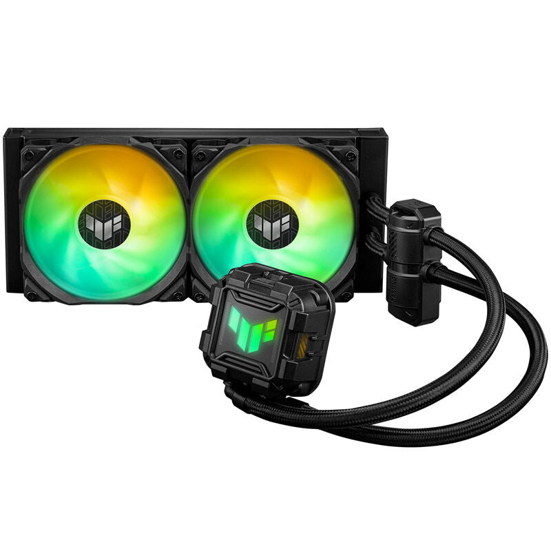 ASUS TUF Gaming LC II 240 ARGB AIO vannkjøling svart forfra