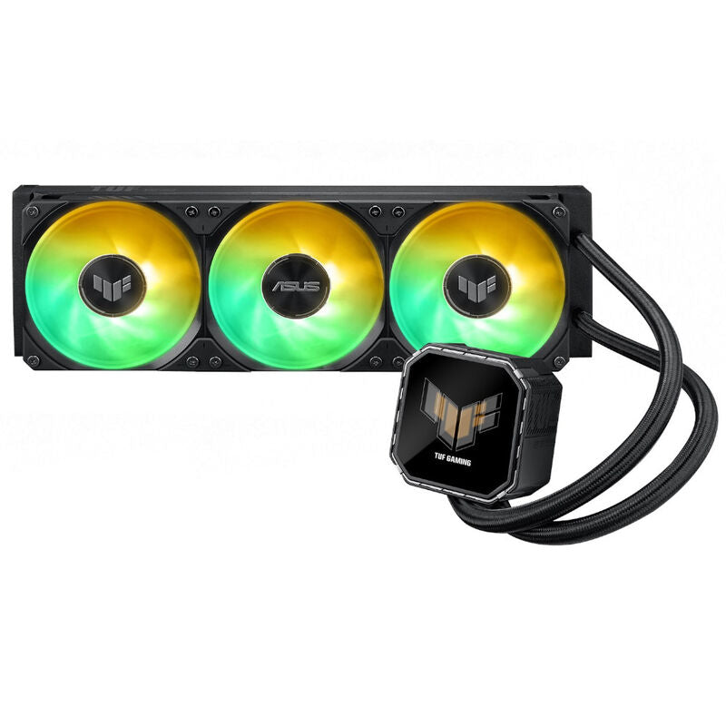 ASUS TUF Gaming LC III 360 ARGB AIO vannkjøling bakside