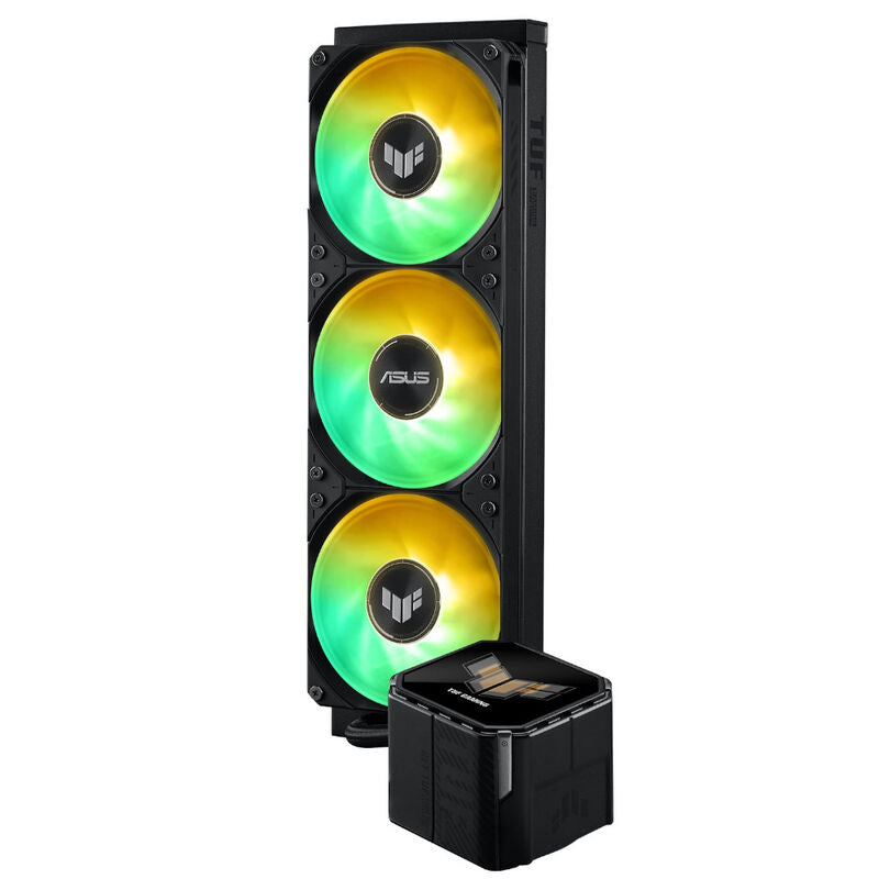 ASUS TUF Gaming LC III 360 ARGB AIO vannkjøling montert i PC