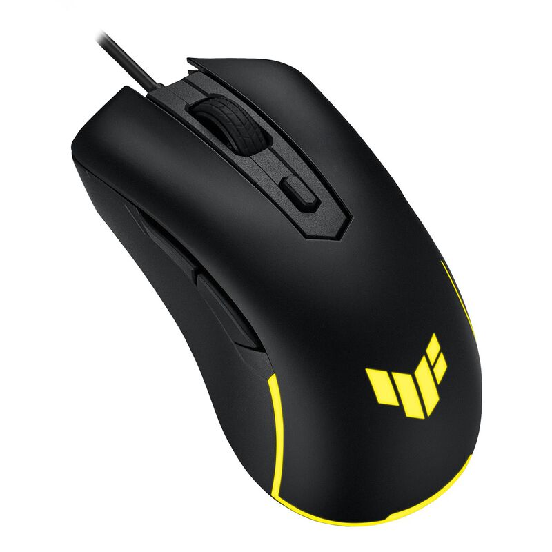 ASUS TUF Gaming M3 Gen II gamingmus 8000 DPI svart montert på musematte