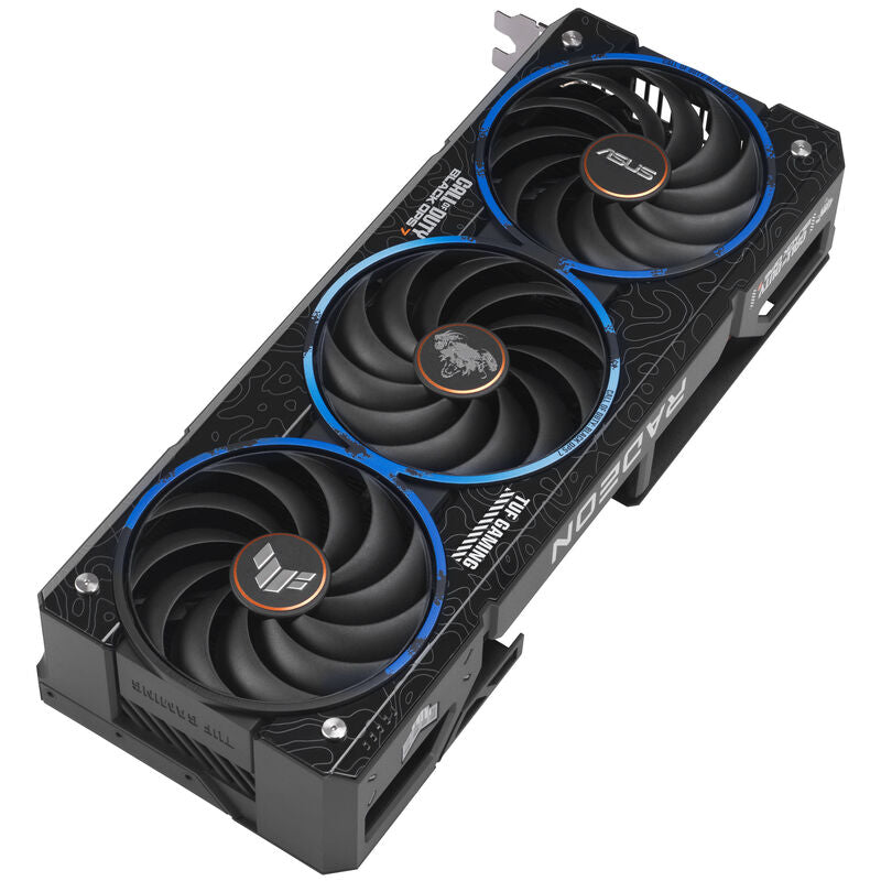 Strømtilkoblinger på ASUS TUF Gaming RX 9070 XT COD BO7 grafikkort