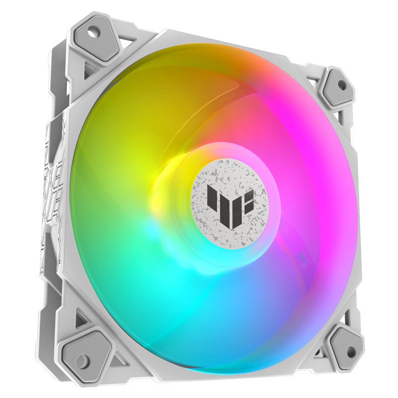 ASUS TUF Gaming TF120 ARGB vifte 3-pakk bakside hvit