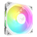 ASUS TUF Gaming TR120 Reverse PWM ARGB vifte 120 mm hvit forfra