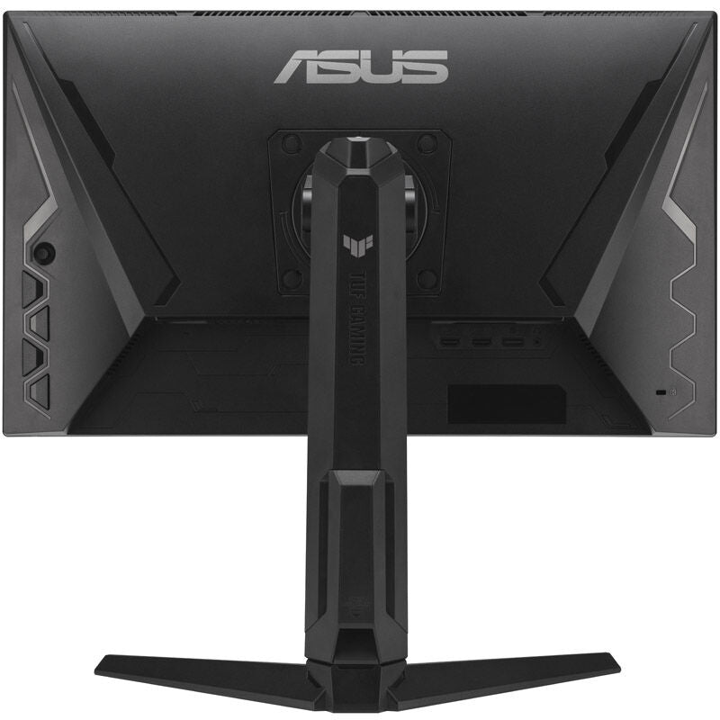 ASUS TUF Gaming VG249QL3A gamingskjerm montert på skrivebord