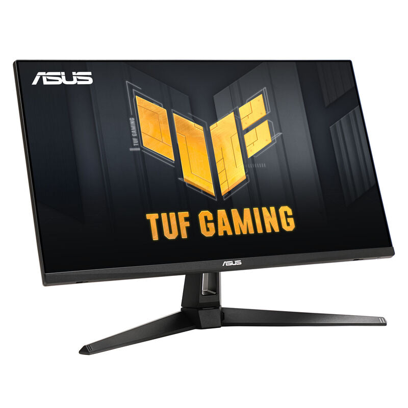 Baksiden av ASUS TUF Gaming VG27AQM5A gamingskjerm
