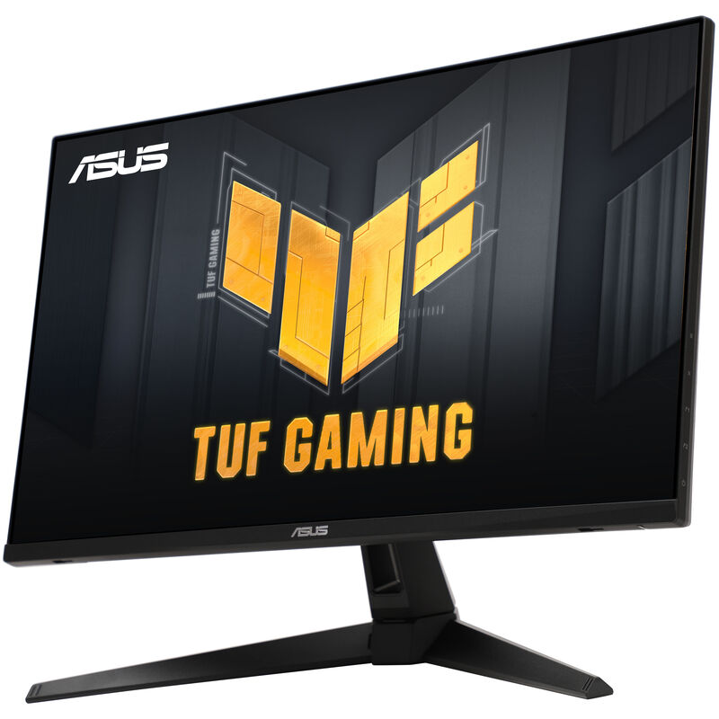 Detalj av ASUS TUF Gaming VG27UQ1A 27" 4K gamingskjerm skjermflate