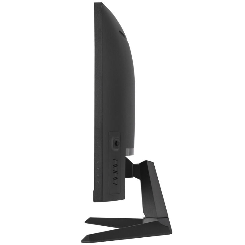 ASUS TUF Gaming VG27WQ3B gamingskjerm montert på skrivebord