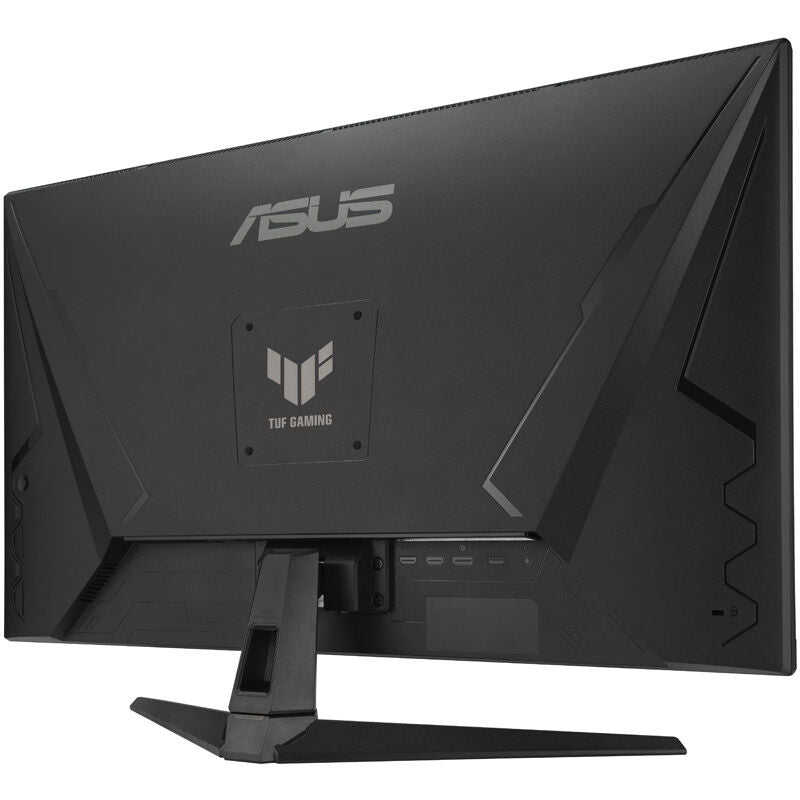 Nærbilde av tilkoblingsporter på ASUS TUF Gaming VG328QA1A
