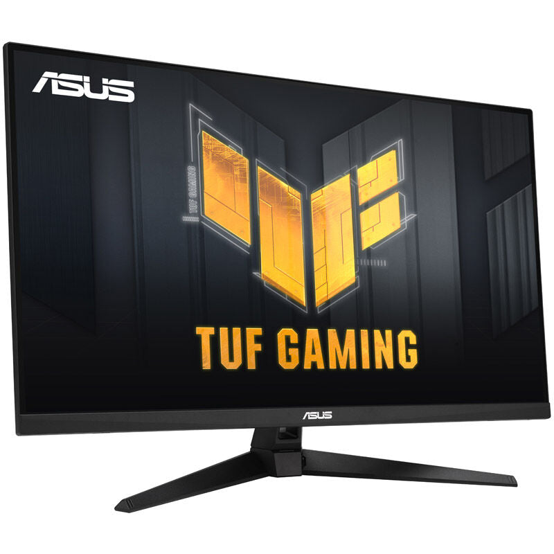 ASUS TUF Gaming VG32AQA1A bakside med tilkoblinger