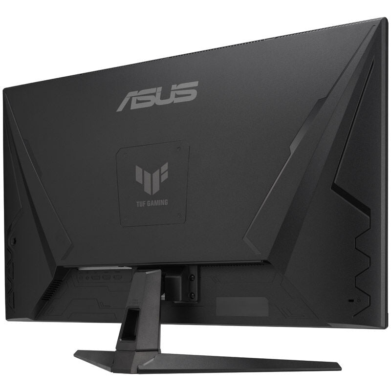 Nærbilde av ASUS TUF Gaming VG32AQA1A knapper