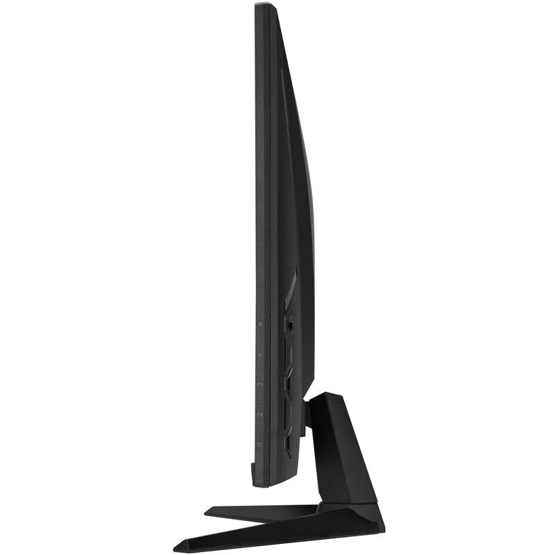ASUS TUF Gaming VG32UQA1A gamingskjerm montert på skrivebord