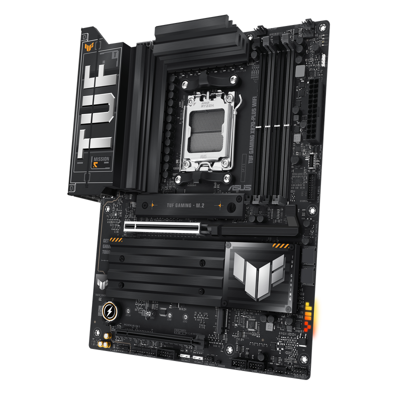 RGB-belysning på ASUS TUF Gaming X870-Plus WiFi hovedkort