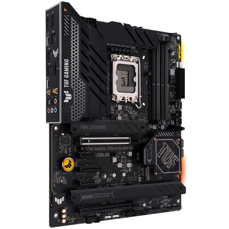 ASUS TUF Gaming Z790-Plus WiFi D4 hovedkort med tilkoblinger