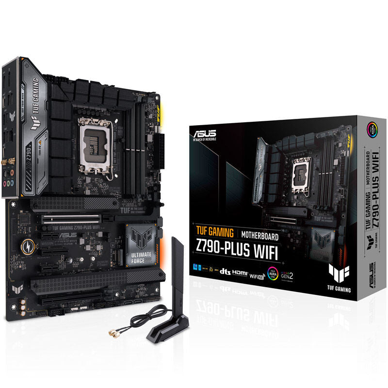 ASUS TUF Gaming Z790 Plus WiFi hovedkort forfra