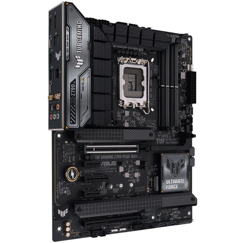 RGB-header og vifteanslutninger på ASUS TUF Gaming Z790 Plus WiFi hovedkort