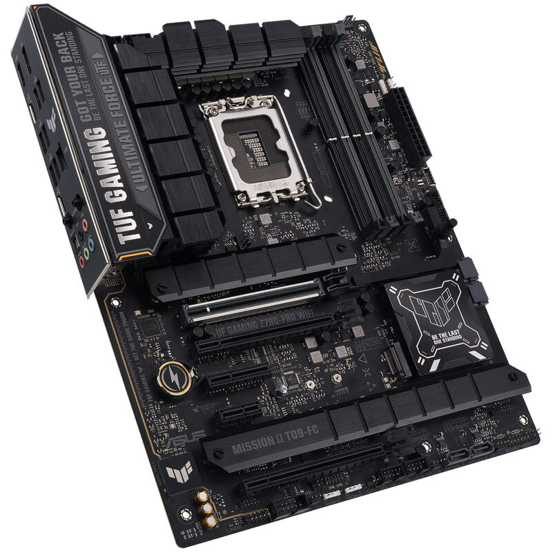 Bakside av ASUS TUF Gaming Z790-Pro WiFi hovedkort