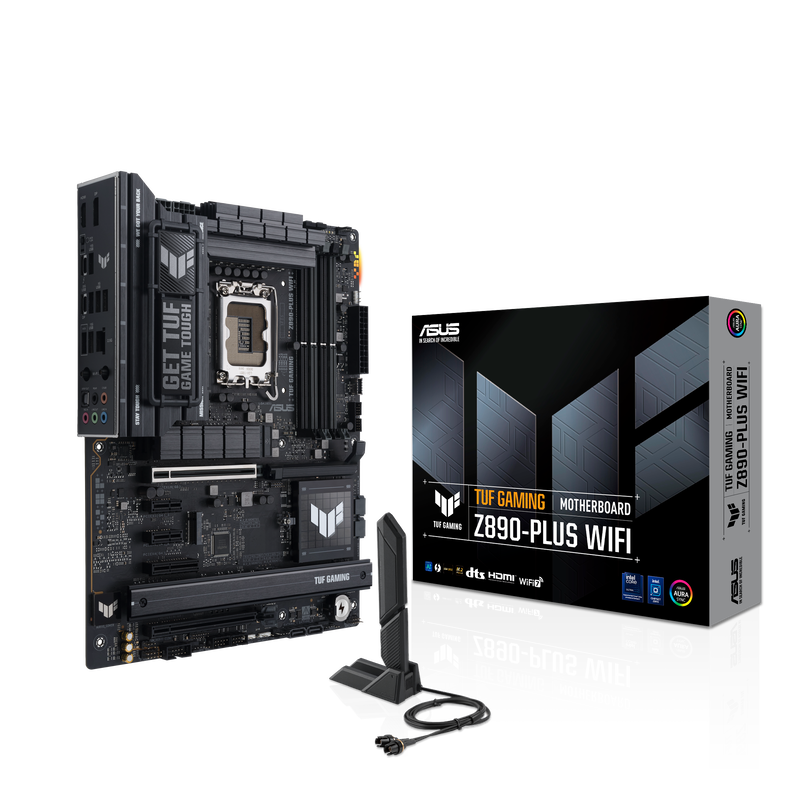 ASUS TUF Gaming Z890-Plus WiFi hovedkort forfra