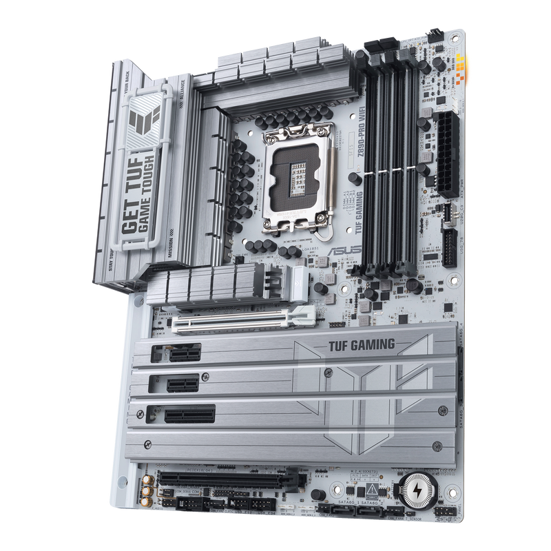 Visning av PCIe slots på ASUS TUF Gaming Z890-Pro WiFi hovedkort