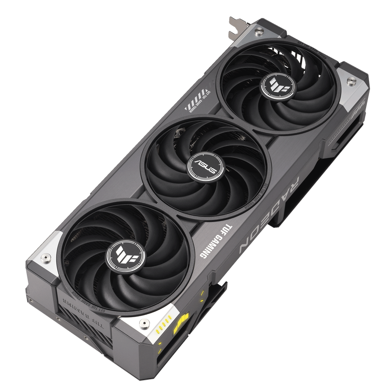 ASUS TUF Radeon RX 9070 OC Edition grafikkort RGB-belysning