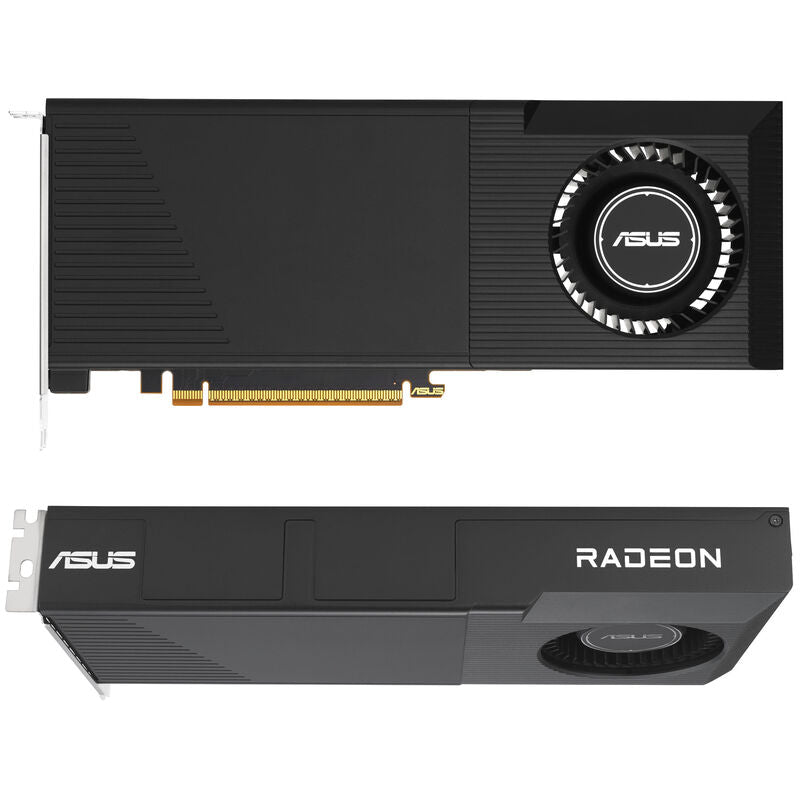 Detalj av kjøling på ASUS TURBO Radeon AI PRO R9700