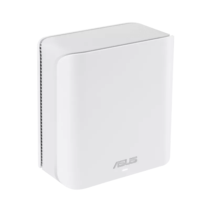 ASUS ZenWiFi BD4 Dualband WiFi 7 ruter AiMesh hvit forfra