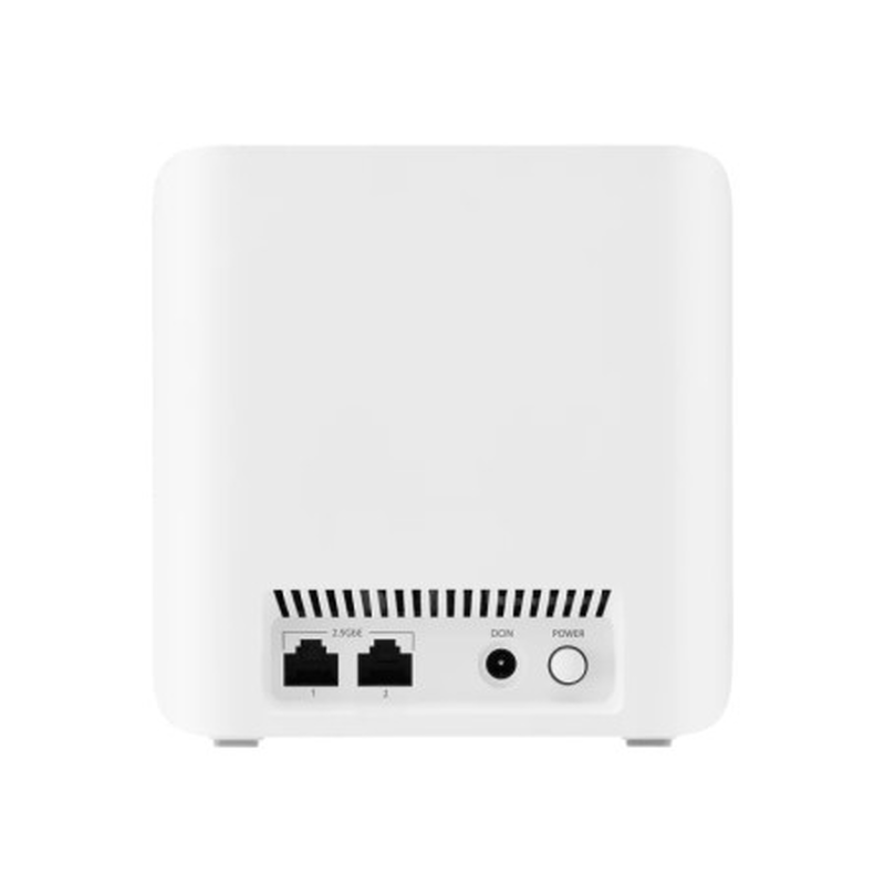 Nærbilde av ASUS ZenWiFi BD4 mesh-ruter Wi-Fi 7 dualband 2-pakk hvit