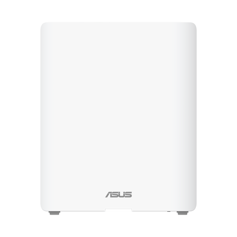 Detalj av ASUS ZenWiFi BQ16 BE25000 Wi-Fi 7 mesh-ruter hvit