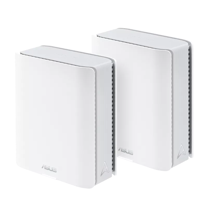 ASUS ZenWiFi BT8 BE14000 Wi-Fi 7 mesh-ruter hvit forfra