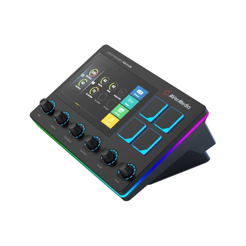AVerMedia Live Streamer NEXUS audiomikser bakside