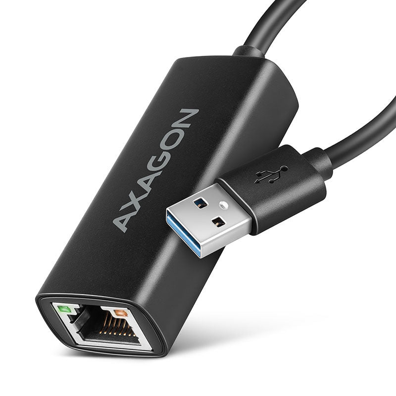AXAGON ADE-AR USB-A 3.2 Gen 1 til Gigabit Ethernet adapter forfra