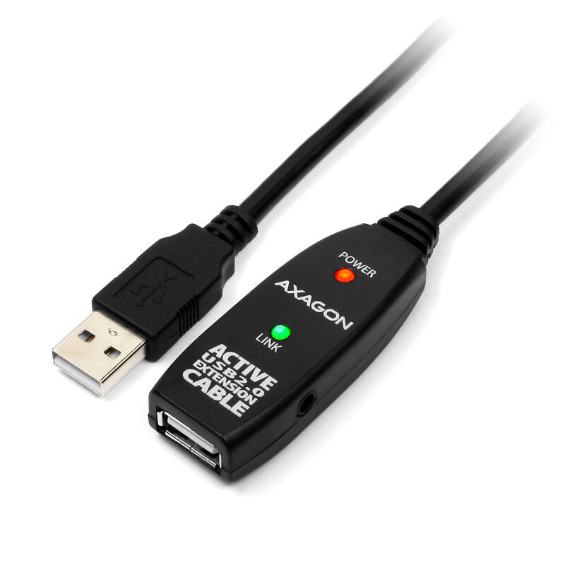 AXAGON ADR-210 aktiv USB 2.0 skjøtekabel USB-A 10 m forfra