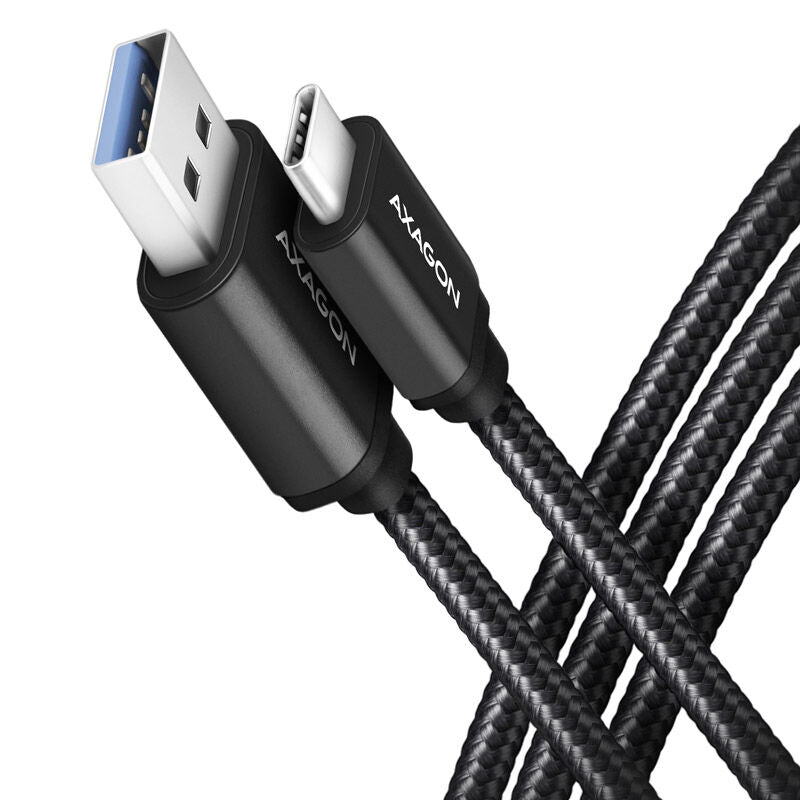 AXAGON BUCM3-AM20AB USB-C til USB-A kabel forfra