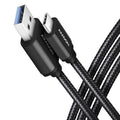AXAGON BUCM3-AM20AB USB-C til USB-A kabel forfra