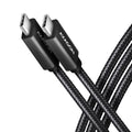 AXAGON BUCM32-CM05AB USB-C skjøtekabel USB 3.2 240 W PD forfra