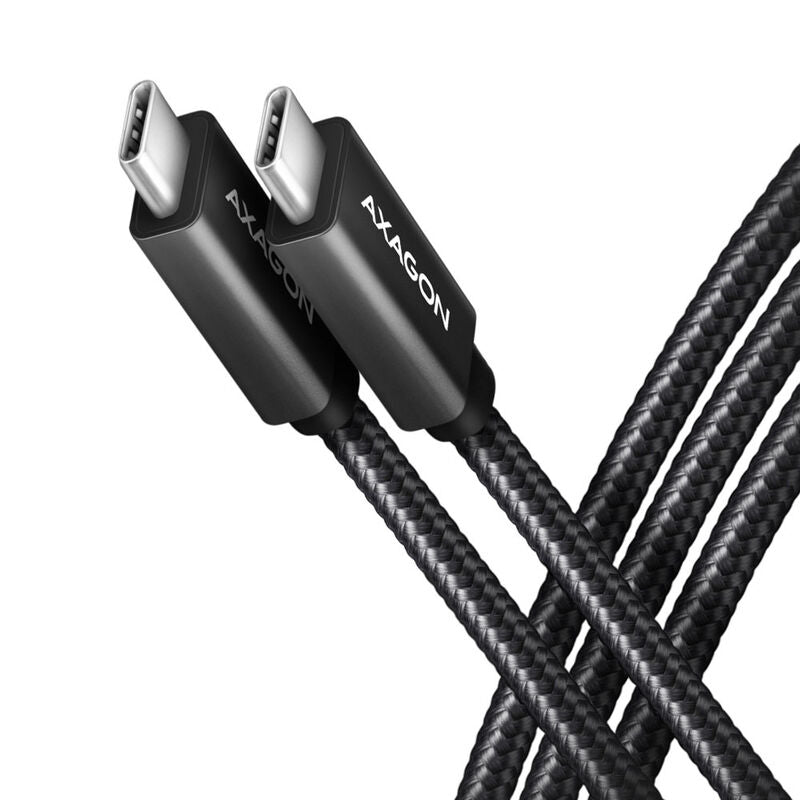 AXAGON BUCM32-CM05AB USB-C skjøtekabel USB 3.2 240 W PD forfra