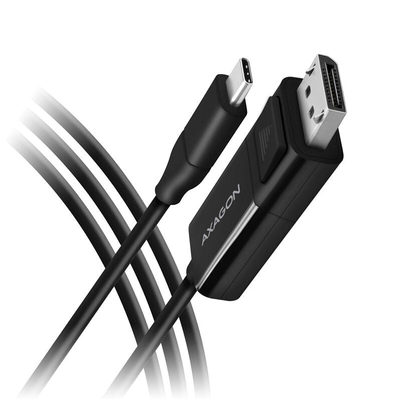 AXAGON RVC-DPC USB-C til DisplayPort kabel 1,8 m front