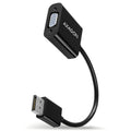 AXAGON RVD-VGN DisplayPort til VGA adapter WUXGA svart forfra