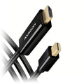 AXAGON RVDM-HI14C2 Mini-DisplayPort til HDMI adapterkabel 4K 180 cm forfra