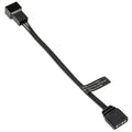 Barrow ARGB adapterkabel 3-pin 5V 10 cm svart forfra