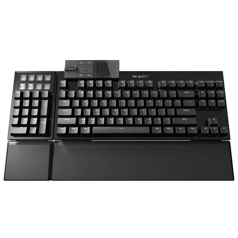 be quiet! Dark Mount Silent gamingtastatur mekanisk RGB svart detalj av taster