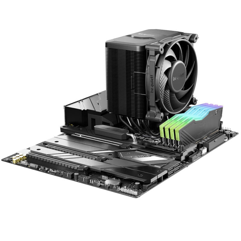 be quiet! Dark Rock 5 CPU-kjøler nærbilde av vifte