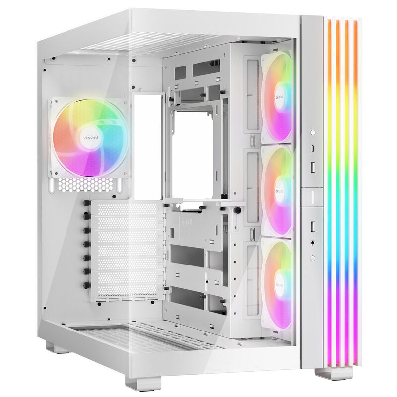 be quiet! Light Base 600 LX kabinett forfra hvit