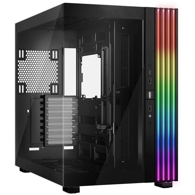 be quiet! Light Base 900 DX kabinett fulltårn ARGB herdet glass svart forfra