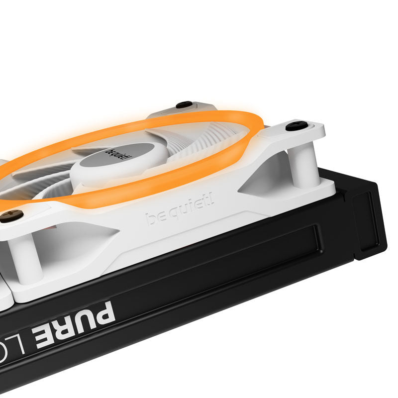 be quiet! Light Wings ARGB PWM vifte 140 mm hvit 3-pakk High Speed bakside