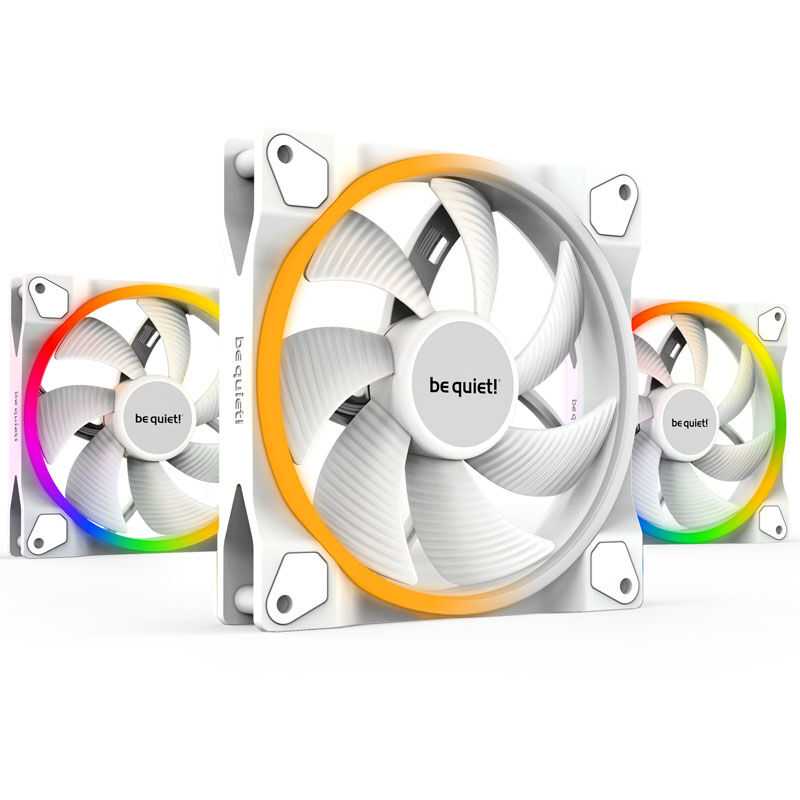 be quiet! Light Wings ARGB PWM vifte 3-pack 120 mm svart - be quiet!