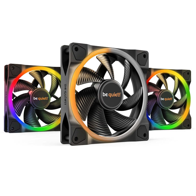 be quiet! Light Wings ARGB vifte 140 mm PWM High Speed forfra