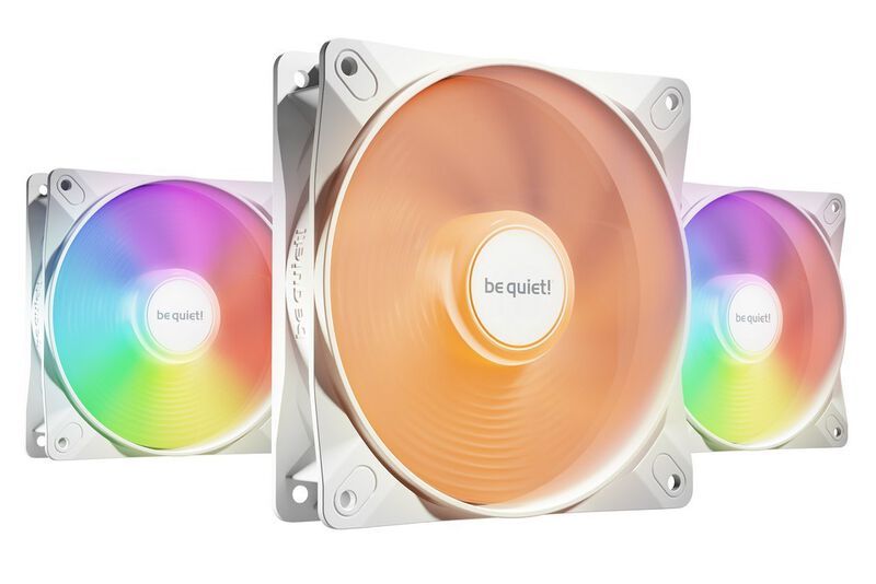 be quiet! Light Wings LX ARGB PWM vifte 120 mm 3-pack svart forfra